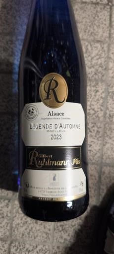 Alsace Grand Cru Gilbert Ruhlmann Fils Légende d'Automne 2023