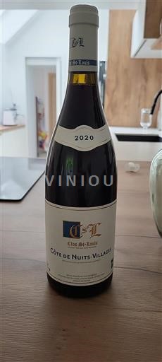 Bourgogne Côte de nuits villages Clos St-Louis 2020