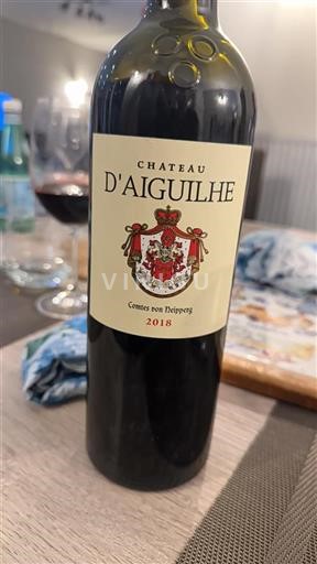 Bordeaux Côtes de Bordeaux Château Aiguilhe 2018