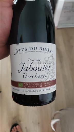 Rhônedalen Côtes du Rhône Domaine Jaboulet Vercherre Icke årgångsbetecknad