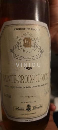 Burdeos Sainte-Croix-Du-Mont Sainte-Croix-du-Mont 1989