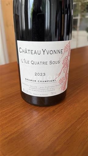 Loire Valley Saumur-Champigny Château Yvonne L'Île Quatre Sous 2023