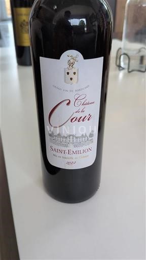Bordeaux Saint-Émilion Château La Cour 2022