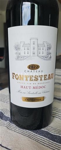 Bordeaux Haut-Médoc Château Fontesteau L'Authentique 2022