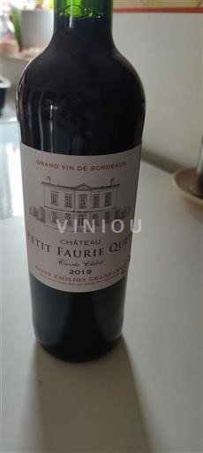 Bordeaux Saint-Émilion Grand Cru Château Petit Faurie de Quet Chloé 2019