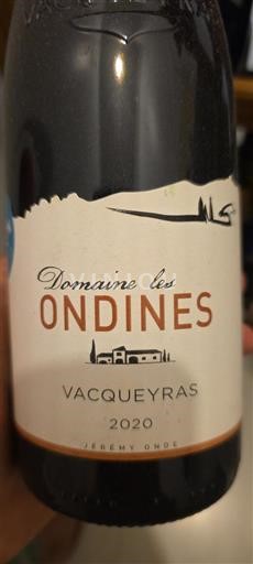 Rhônedalen Vacqueyras Domaine Les Ondines 2020