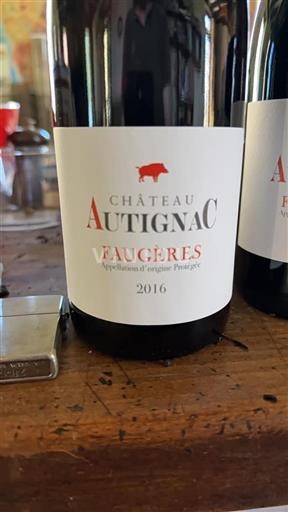 Languedoc Faugères Château Autignac 2016