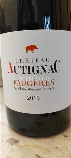 Languedoc Faugères Château Autignac 2019