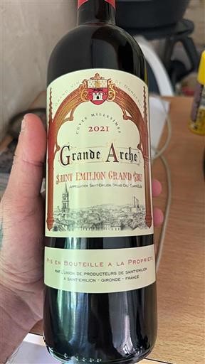 Bordeaux Saint-Émilion Grand Cru Grand Cru Grande Arche Cuv%c3%a9e Mill%c3%a9sime 2021