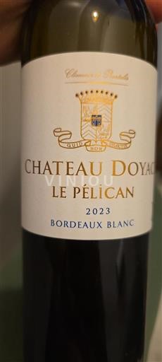Bordeaux Bordeaux bianco Château Doyac Le Pélican 2023