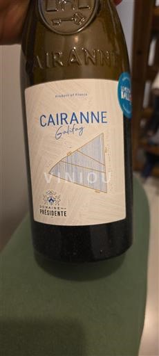 Údolí Rhôny Cairanne Domaine La Présidente Galifay 2023