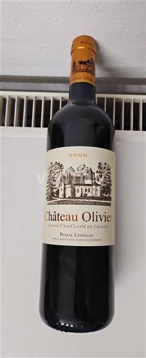 Bordeaux Pessac-Léognan Grand Cru Château Olivier 2006