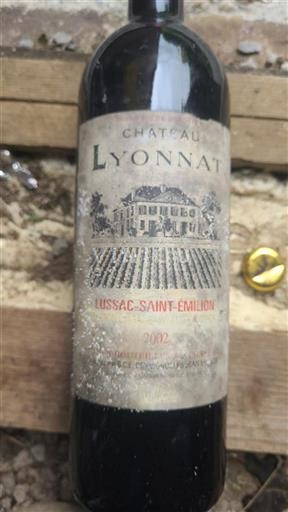 Bordeaux Lussac-saint-émilion Château Lyonnat 2002