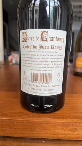 Jura Côtes du Jura Pierre de Chantonay 2016