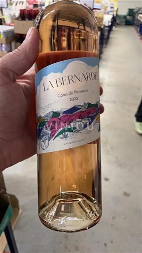 Vin Rosé sec La Bernarde 2023 France Provence Côtes-de-provence