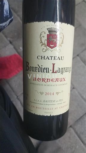 Bordeaux Château Bourdieu-Lagrange 2014
