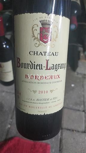 Bordeaux Château Bourdieu-Lagrange 2010