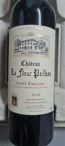 Bordeaux Saint-Émilion Château La Fleur Peilhan 2018