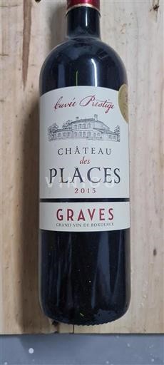 Bordeaux Graves Château Des Places Prestige 2015