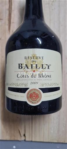 Rhône-dalen Côtes-du-Rhône Réserve du Bailly 2009