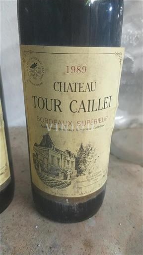 Bordeaux Bordeaux Supérieur Château Tour Caillet 1989