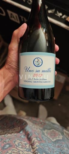 Sicile Vinding Montecarrubo Uno su mille 2019