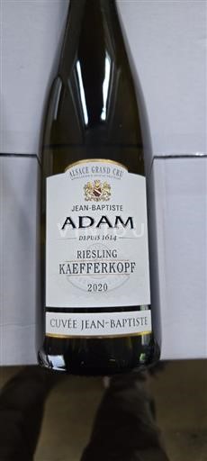 Alsasko Nespecifikováno Grand Cru Jean-Baptiste Adam Riesling Kaefferkopf 2020