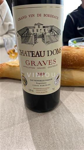 Bordeaux Graves Château Doms 2019