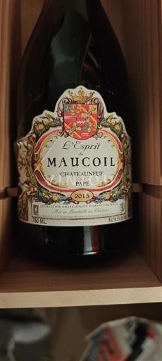 Vallée du Rhône Châteauneuf-du-pape Maucoil L'Esprit de Maucoil 2015