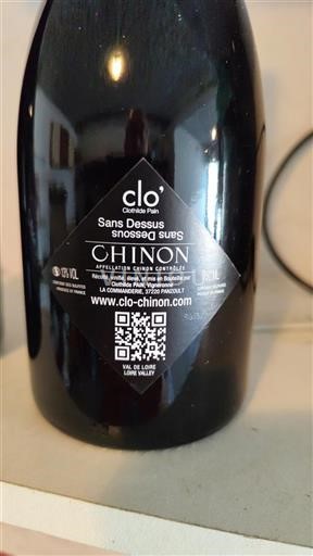 Loiretal Chinon Clos Clothilde Pain Sans Dessus Sous Ohne Jahrgang