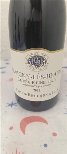Borgogna Savigny-lès-Beaune Camus-Bruchon & Fils Reine Joly 2022