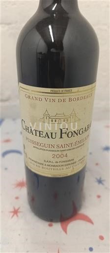Bordeaux Puisseguin-Saint-Émilion Château Fongaban 2004