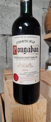 Bordeaux Puisseguin-saint-émilion Château Fongaban 2004