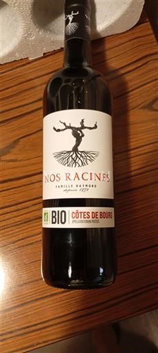 Bordeaux Côtes-de-bourg Famille Raymond Nos Racines Non-Vintage