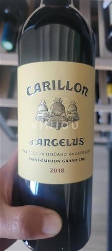 Bordeaux Saint-Émilion Grand Cru Grand Cru Carillon Angélus 2018