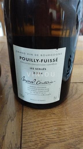 Bourgogne Pouilly-fuissé Marcel Couturier Les Scellés 2014