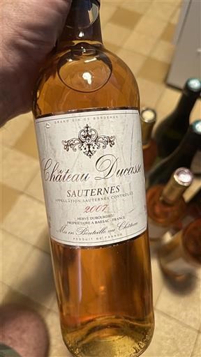 Bordeaux Sauternes Château Ducasse 2007