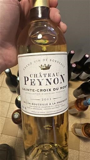 Burdeos Sainte-Croix-Du-Mont Château Peynon 2011