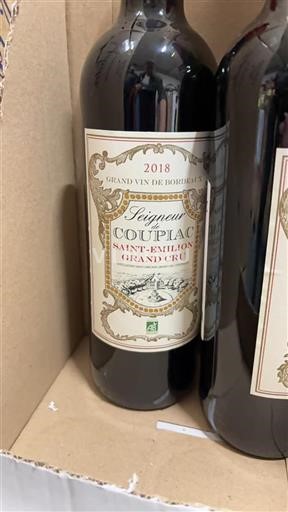 Bordeaux Saint-Émilion Grand Cru Grand Cru Seigneur de Coupiac 2018
