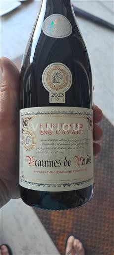 Rhône Valley Beaumes de Venise Héritage des Cavares 2023