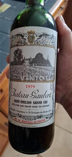 Bordeaux Saint-Émilion Grand Cru Grand Cru Château Gaubert 1979
