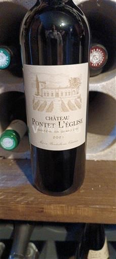 Bordeaux Saint-Émilion Grand Cru Château Pontet L'Église 2021