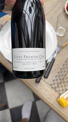 Burgund Givry Premier Cru François Lumpp Le Pied du Clou 2020