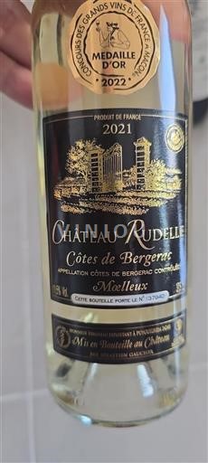 Lounais-Ranska Côtes-de-bergerac Château Rudelle 2021