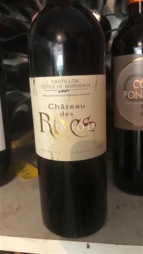 Bordeaux Castillon Côtes de Bordeaux Château Des Rocs 2011