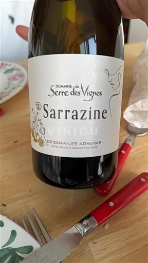 Rhône Valley Grignan-les-Adhémar Domaine Serre des Vignes Sarrazine 2020