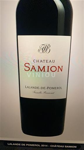 Burdeos Lalande-de-Pomerol Château Samion 2014