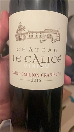Bordeaux Saint-Émilion Grand Cru Le Calice 2016
