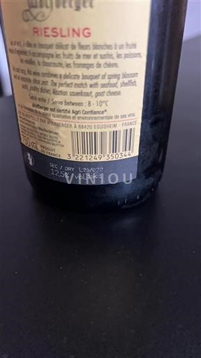 Alsazia Riesling Grand Cru Wolfberger 2023