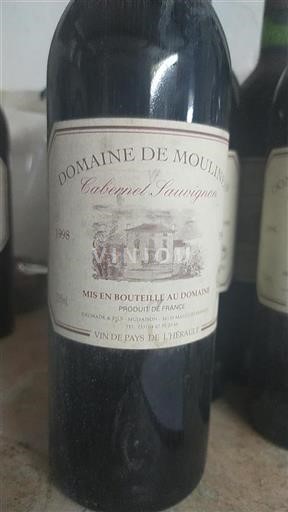 Languedoc Ospecificerad Domaine Moulines 1998
